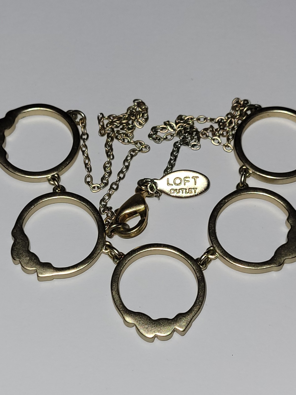 LOFT Outlet Five Circle Pendants Multicolored Rhi… - image 5