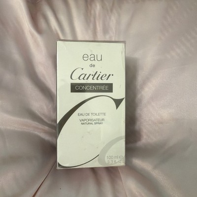 Cartier Eau de  Concentree 3.4oz  Women's Eau de Toilette, Sealed
