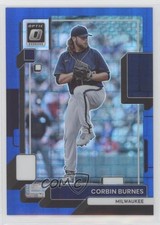 2022 Panini Donruss Optic Blue Pandora Prizm 19/99 Corbin Burnes #182 0x4v