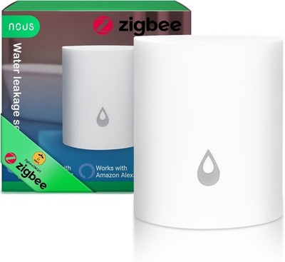 NOUS E4 Wassermelder, ZigBee Wassersensor, Wassermelder Smart, Wasser Sensor,