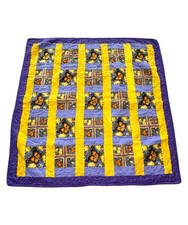 Vintage Butterfly Square-Shaped Handmade Quilt