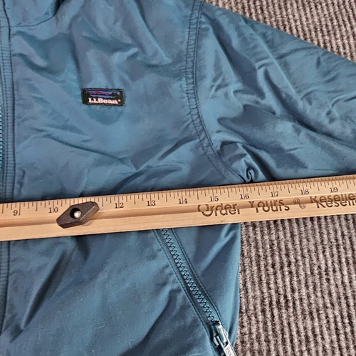 Vintage LL Bean Jacket Kids XXS Nylon Fleece Lined Full Zip Warm Up 90s Retro - Picture 6 of 11
