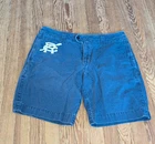 Vintage Rugby Ralph Lauren Chino Shorts Size 34 Crew Rowing Paddle Navy Blue