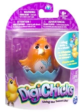 DigiChicks Single Pack Digi Bird Orange Chick Electronic Pet Flutter