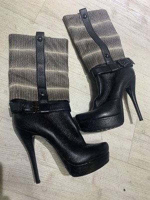 Loriblu Damenstiefel aus Ponyfell & Leder   Gr. 39   Made in Italy