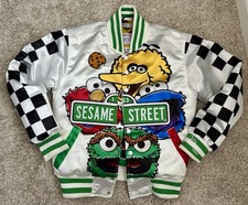Rare Headgear Classics Sesame Street Varsity Bomber Jacket XS
