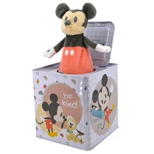 Disney Mickey Mouse Jack In The Box Classic Musical Baby Toy For Infants