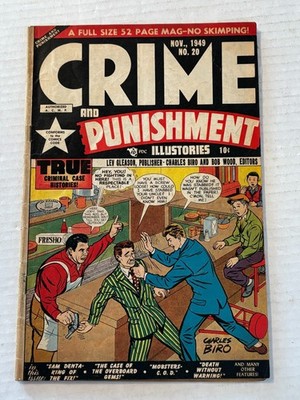 1949 Crime and Punishment #20 Comic Book /C55