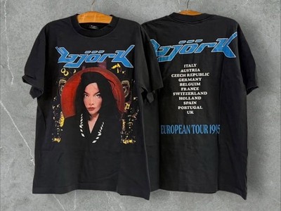 Bjork European Tour 1995 Basic Black Unisex T shirt Classic style NH28178