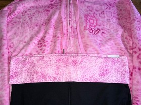 Victoria's Secret Pink Leopard Campus HZ Hoodie + Bling Flare Pants Set L or XL