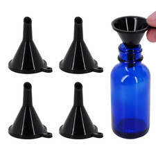 Mini Funnel 4-Pack for Lab Bottles, Sand Art, Perfume, Spice, Powder, Essential
