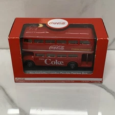 Motor City Classics Coca-Cola Coke London Double Decker Bus 1:60 Diecast New