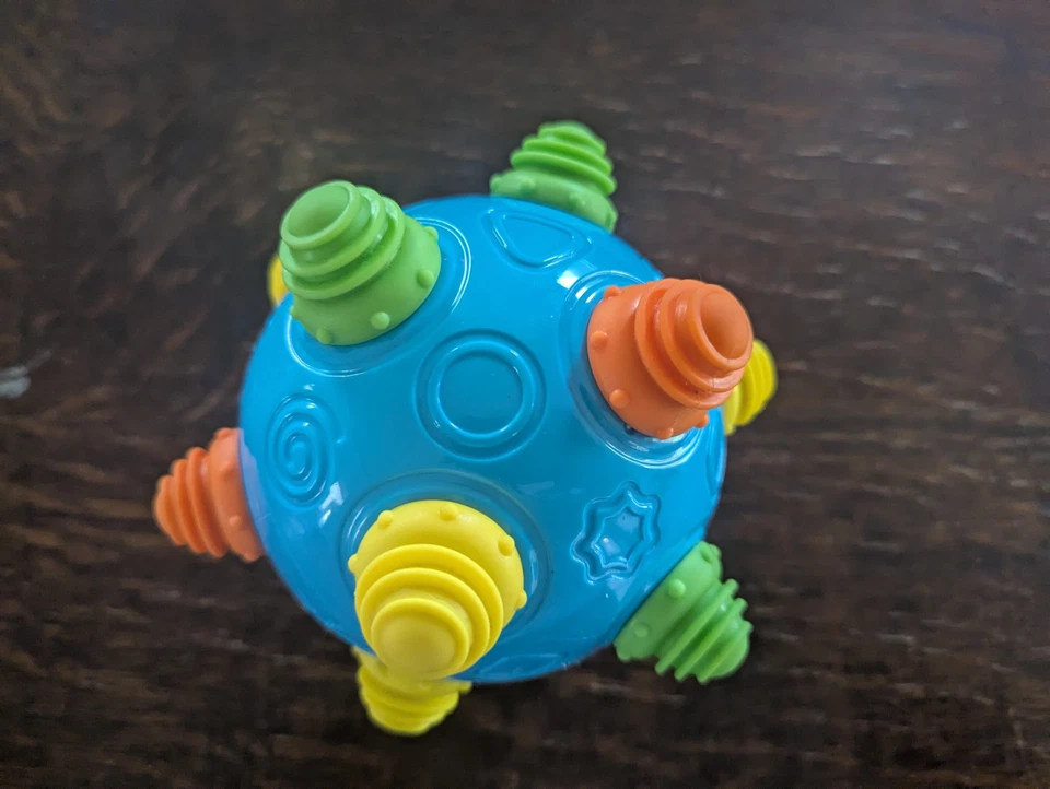 Baby Music Shake Jumping Bouncing SENSORY Developmental Ball Toy Tested Works  - Image 3 of 4