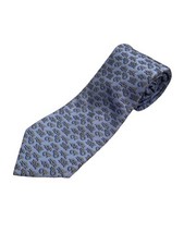 Vineyard Vines Knots Tie Blue Silk Handmade USA Nautical Sailing Luxury Nice