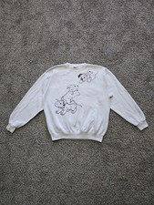 Vintage 101 Dalmatian Sweatshirt Wrap Around Crewneck X-Large USA Disney