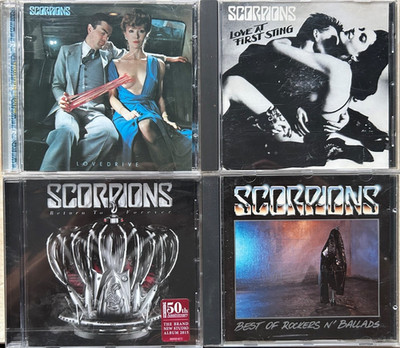 Sammlung 4 CD´s Scorpions - Best of, Return to forever, Love at first Sting, Lov