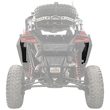 Tusk Rear Fender Block Offs Black - For Polaris RZR