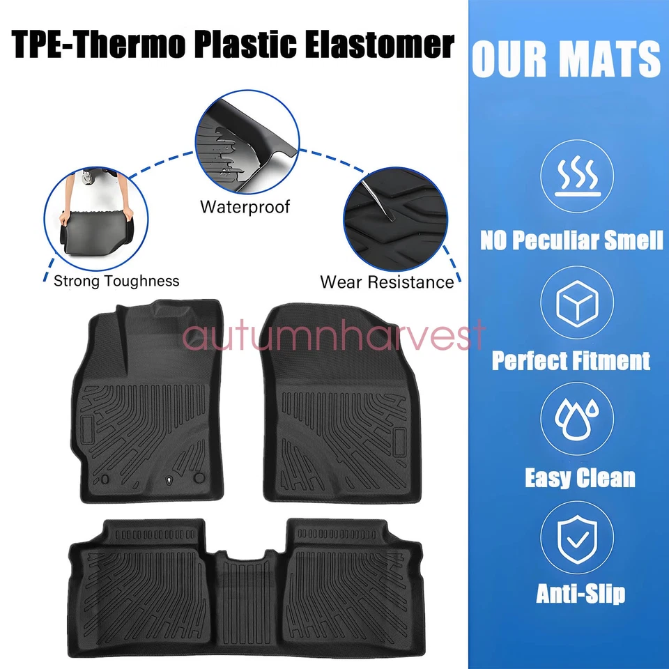 Tapetes forros TPE para Toyota Prius 2010-2015 modelo 3D NUEVO para todo tipo de clima NUEVO Foto 3 de 4