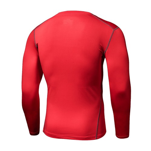 Men's Rash Guard Shirt UPF 50+ Long Sleeves Running Workout Gym Undershirts - Picture 9 of 53