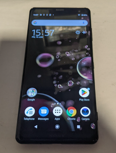 Sony Xperia XZ3 64GB (H9436) Schwarz (Dual Sim entsperrt) Voll Funktionsfähig