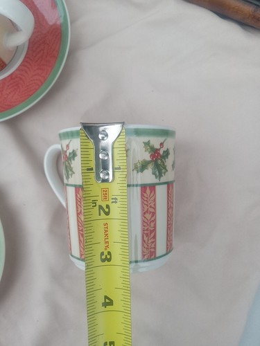 4 platillos taza café Villeroy & Boch House & Garden Collection "Festive Memories" - Imagen 7 de 7