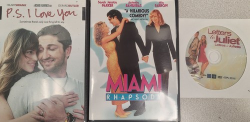 RomCon DVD Triple Play: Letters to Juliet, Miami Rhapsody, PS I Love You - Picture 2 of 2