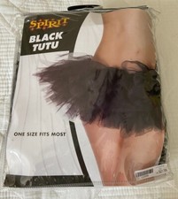 Spirit Halloween Black Tutu 100 Polyester Costume Party One size