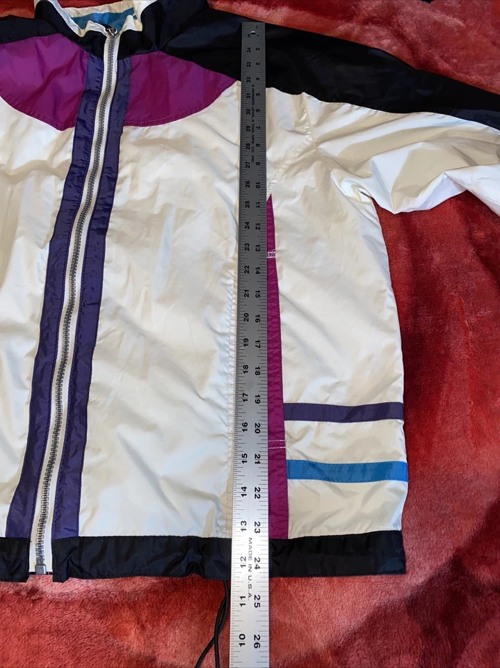 CHAQUETA CS Signature Mujer Talla M Cremallera Multicolor Años 80 Foto 3 de 4