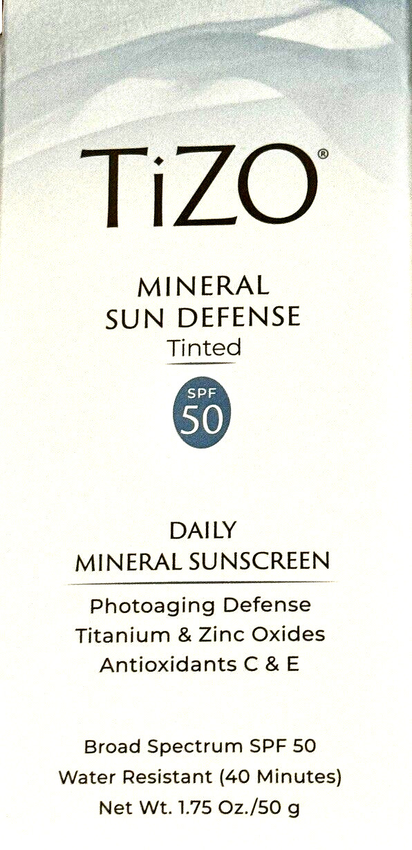 TiZO Mineral Sun Defense SPF 50  Broad Spectrum , Tinted    1.75 oz