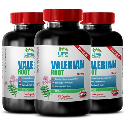 Valerian Root 1500 - Valerian Root Extract 4:1 125mg - Improving Heart Health 3B