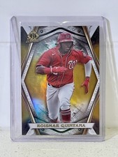 2022 Bowman Chrome Invicta Roismar Quintana Gold Refractor SP /50 BI19 Nationals