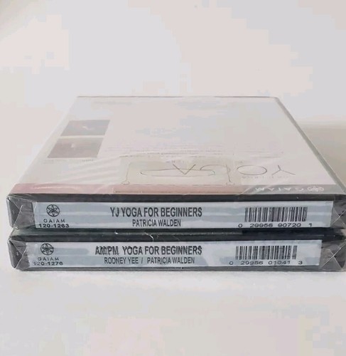 YOGA DVD Beginners GAIAM Awaken Stretch Relax AM PM Morning Night Yee Walden - Picture 2 of 6