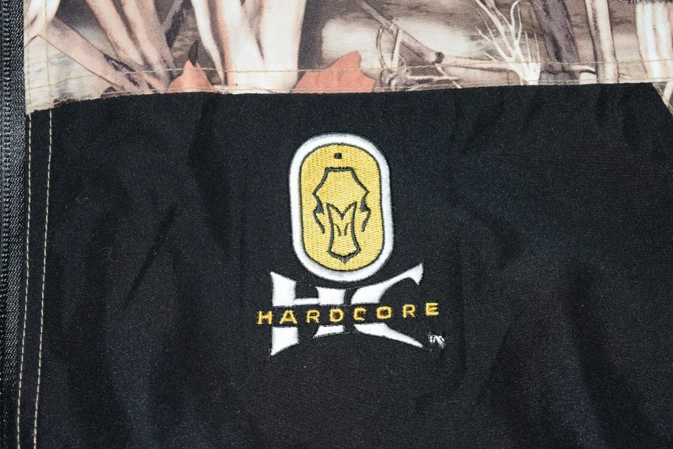 HARD CORE DUCK HUNTING RAIN JACKET ADVANTAGE MAX-4 HD CAMO HOODED ZIP SZ XL MENS - Image 4 of 4