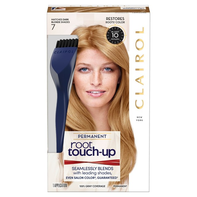 Clairol Permanent Root Touch Up Hair Color Creme 7 Dark Blonde
