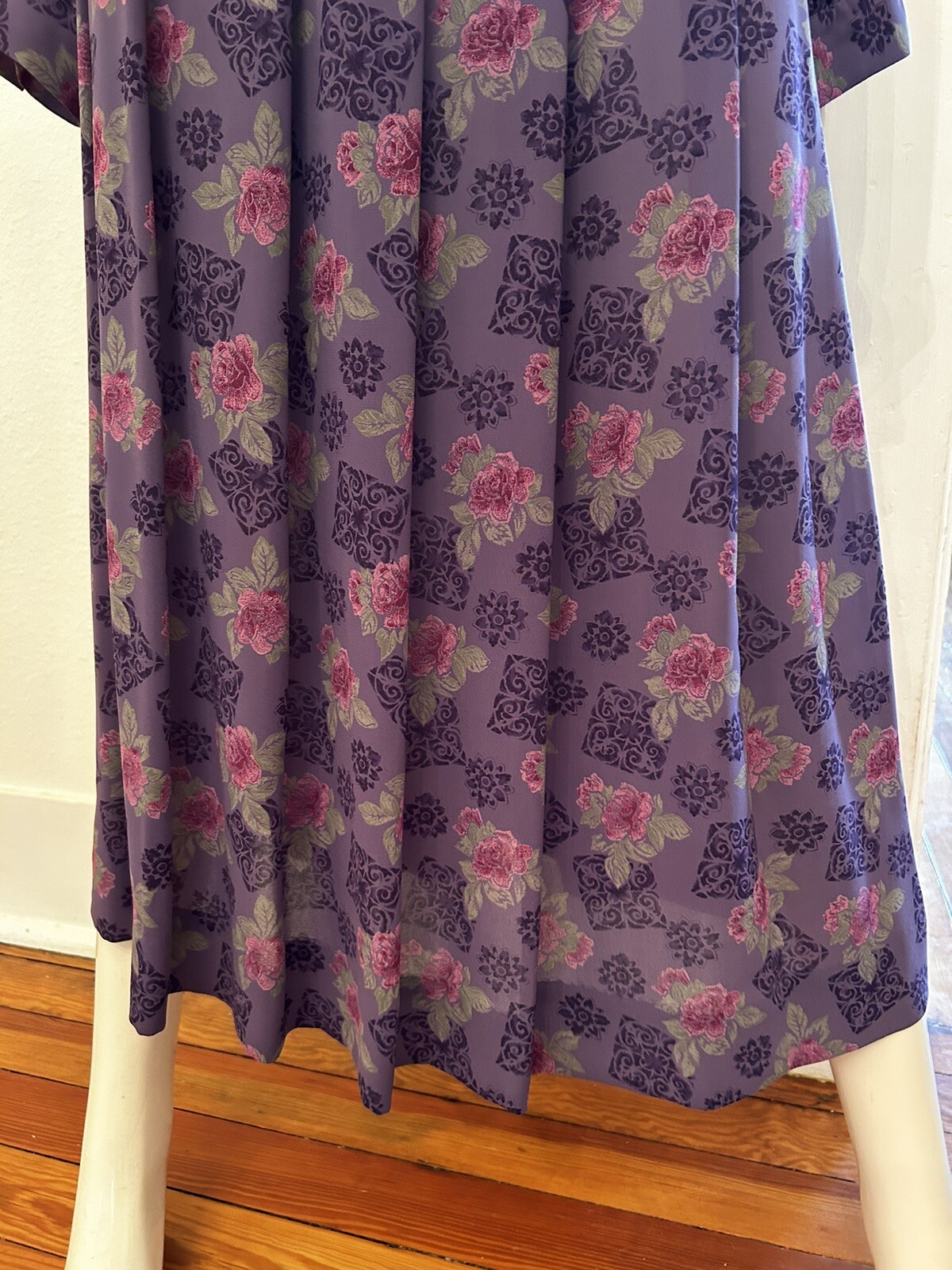 VINTAGE 2-PC PENDLETON Purple PATTERNED SKIRT & B… - image 3