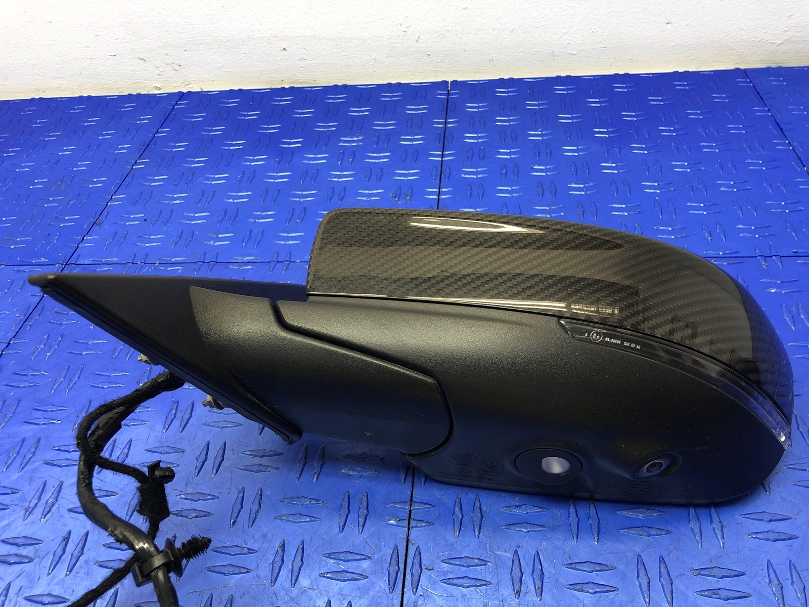 2013-2021 MASERATI QUATTROPORTE M156 RIGHT LEFT DOOR MIRROR SET W/CAMERAS CARBON