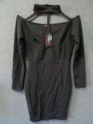 EDGE STREET SCHULTERFREIES FIGURBETONTES CHOKERKLEID UK 8 UVP £24 NH10 RR 15