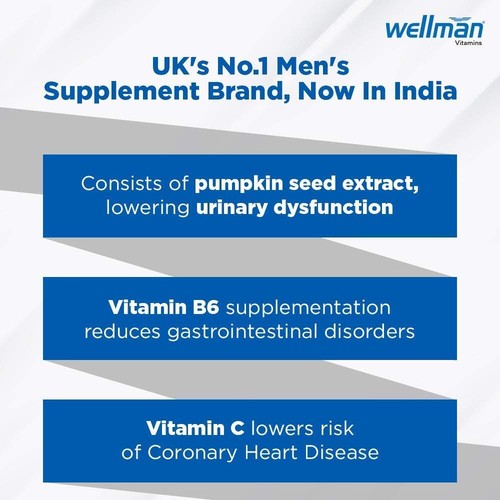 Wellman 70+ - Integratori per la salute (30 nutrienti) - 30 compresse lunga scadenza - Foto 3 di 4