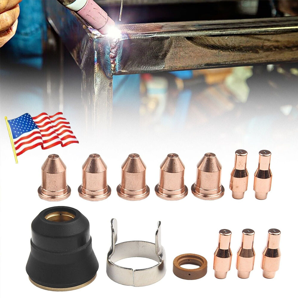 For Harbor Freight Titanium 45A Plasma Cutter Nozzle& Electrode