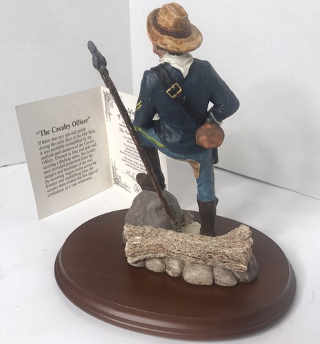 Mike Roche "The Cavalry Officer" American Heritage The West Figur 1987. - Bild 6 von 6