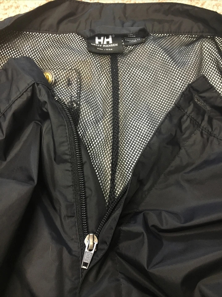 Pantalones de lluvia Helly Hansen Helly Tech para hombre 2XL altos XXL negros empacables forrados de malla Foto 4 de 4