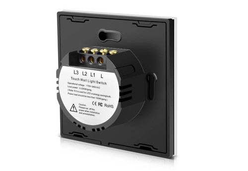 Glass Panel Touch Light Switch 220V EU Plug Wall Socket Outlet USB Charging Port - Picture 11 of 28