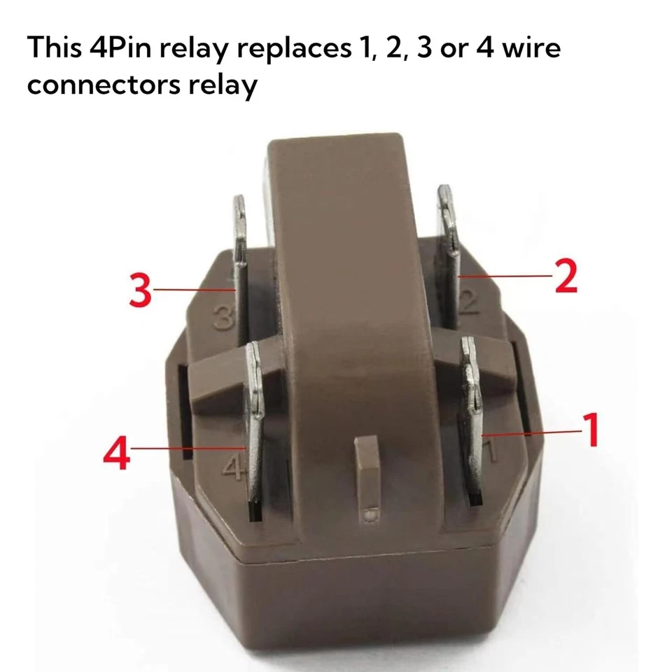 Relé de sobrecarga de refrigerador W10920279, WP2262185, AP6038280, AP6005995 Foto 4 de 4