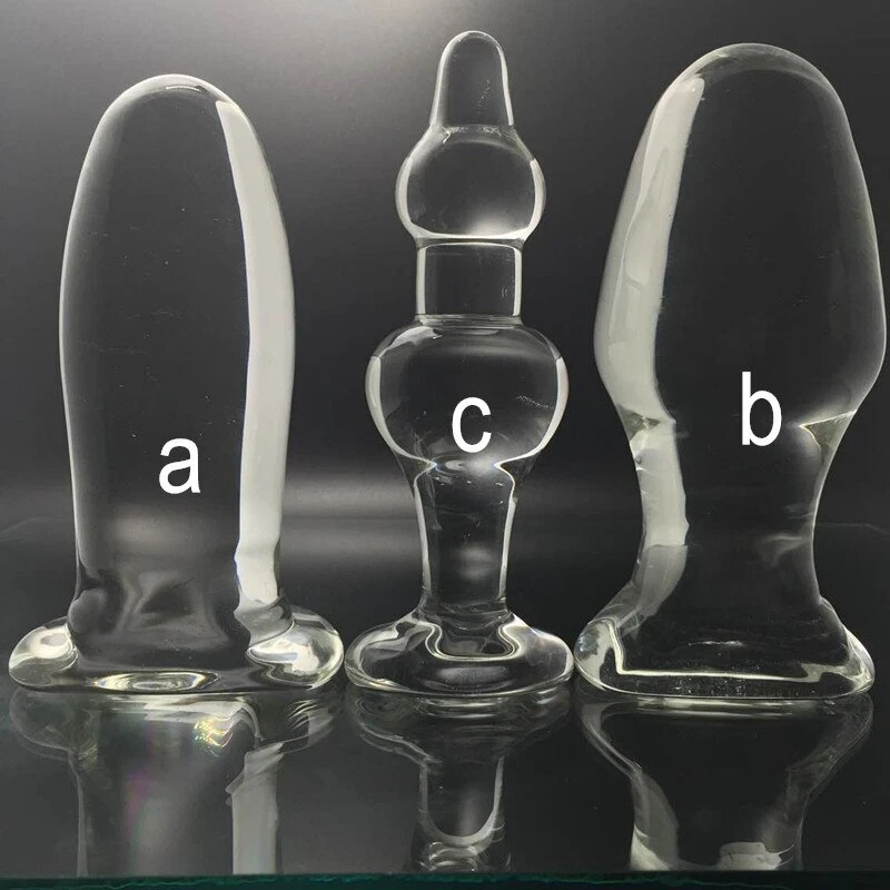 Jouet Anal En Verre - Plug à Bulles Large, Transparent, Hygiénique, Pour Adultes, Neuf
