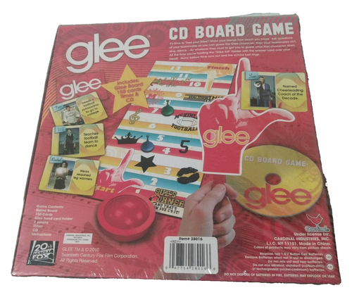 Glee CD Board Game Brand New 2010 TV Musical Naya Rivera Still Shrink Wrapped! - Picture 2 of 5