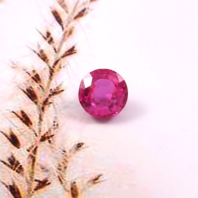AAA Super Clean Natural Ceylon Pink Sapphire Loose Round Gemstone Cut 10x10 MM