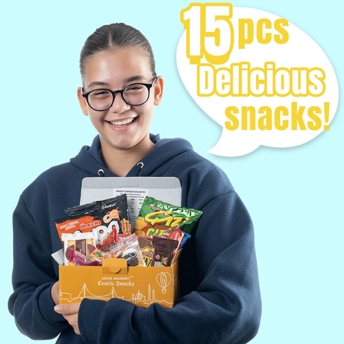International Exotic Snack Box Variety Pack, Count Premium Foreign Rare Snack Fo - Bild 7 von 8