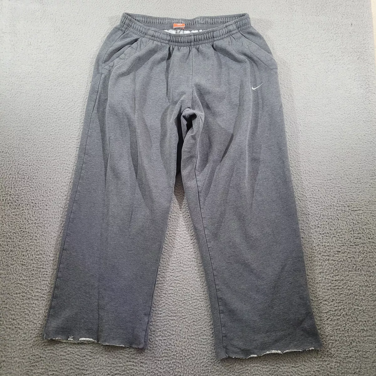 NIKE Women's Sportswear Straight Leg Sweatpants GRAY (Size X-SMALL