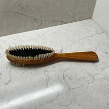 Vintage 12" Wooden Shoe Brush/Shoe Horn Clothing Valet Suit Brush