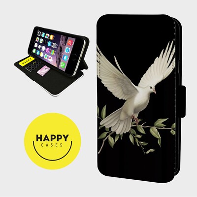 DOVE PEACE LOVE ETERNITY - Kunstleder Flip Handyhülle - iPhone/Samsung